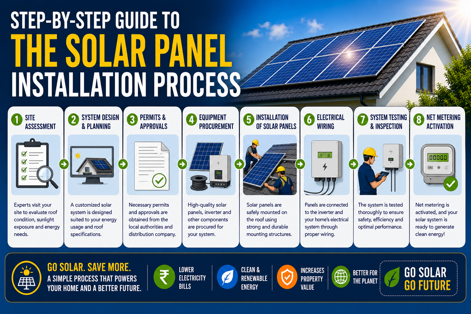 Step-by-Step Guide to the Solar Panel Installation Process